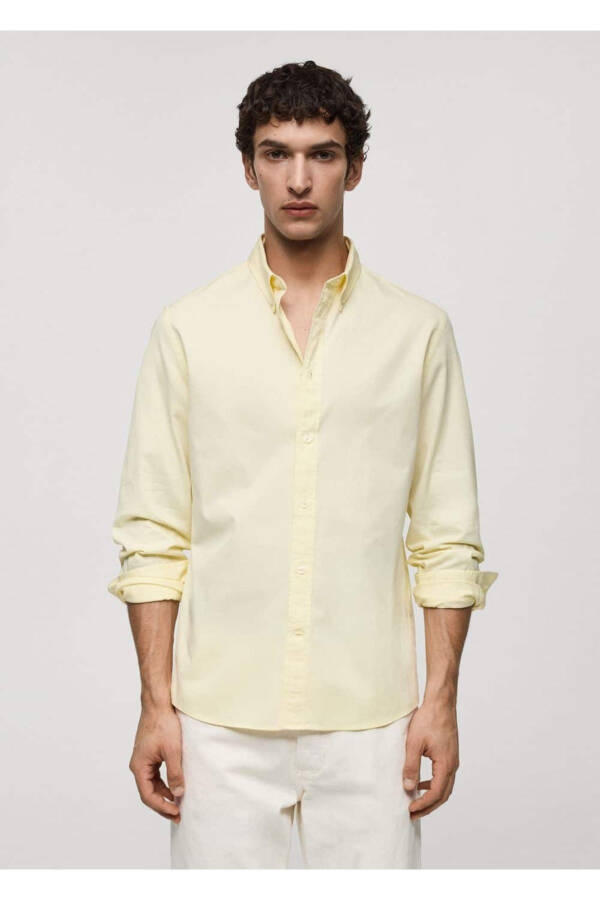 Regular fit 100% cotton shirt - 1