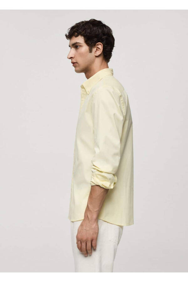 Regular fit 100% cotton shirt - 5