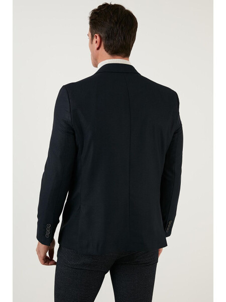 Lacivert 6 Drop Çift Yırtmaçlı Blazer Ceket 216SERARDO-Lacivert - 5