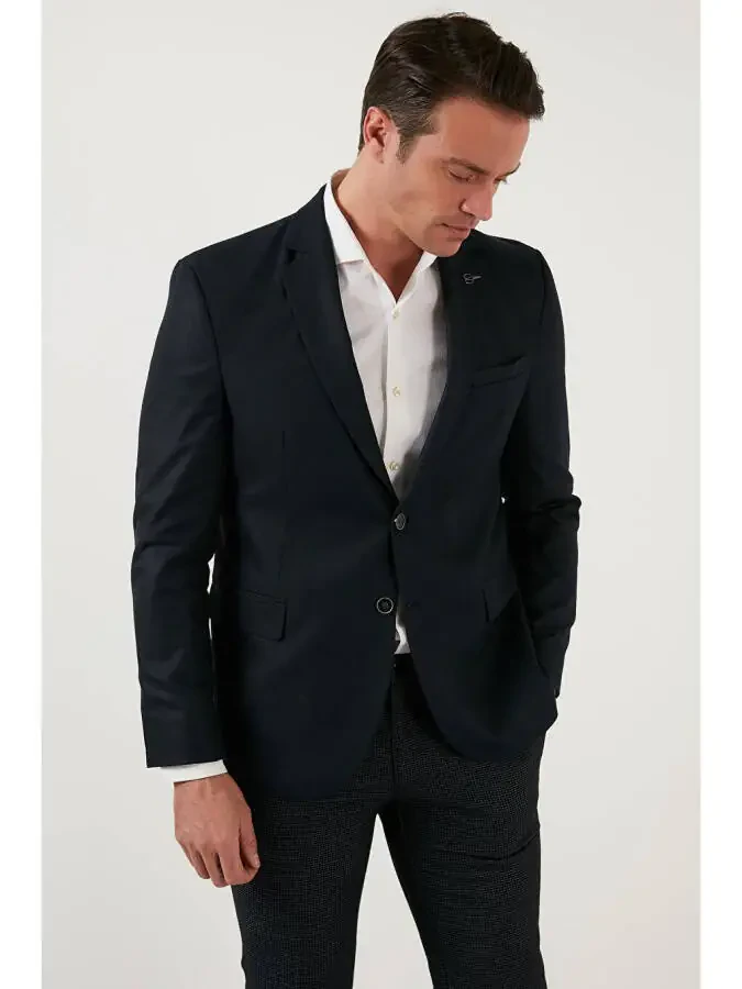 Regular Fit 6 Drop Double Breasted Blazer Jacket 216SERARDO - 3