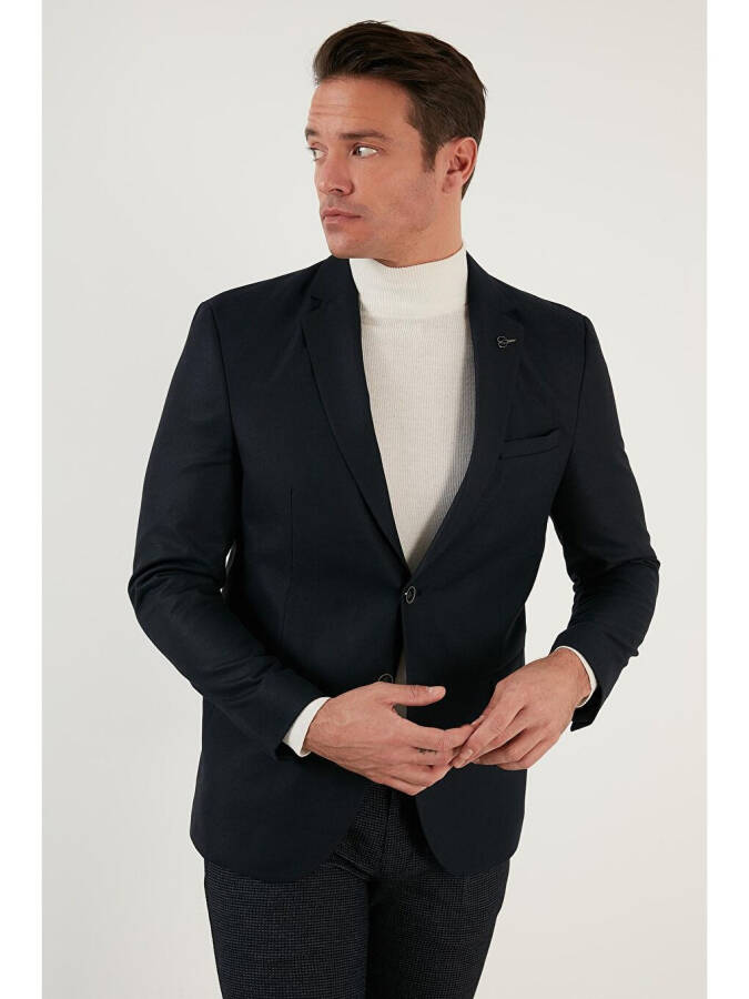 Regular Fit 6 Drop Double Breasted Blazer Jacket 216SERARDO - 2