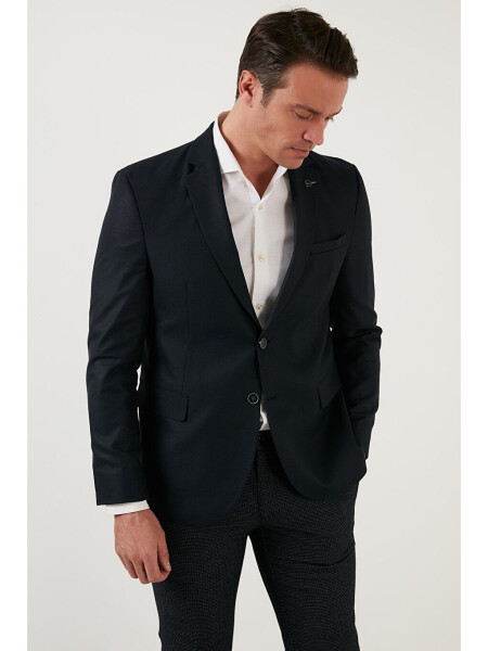 Regular Fit 6 Drop Ikki Qatorli Yengil Jaket 216SERARDO - 3