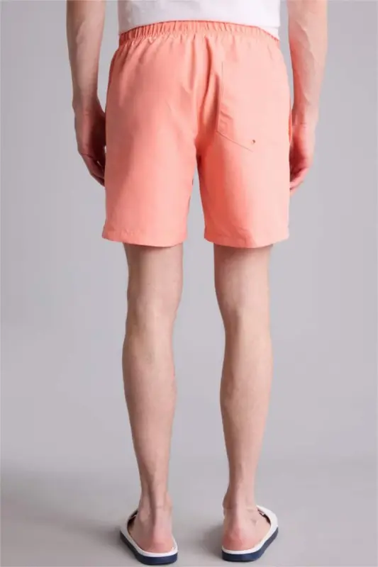 Regular Fit Above-the-Knee Swim Shorts Salmon - 5