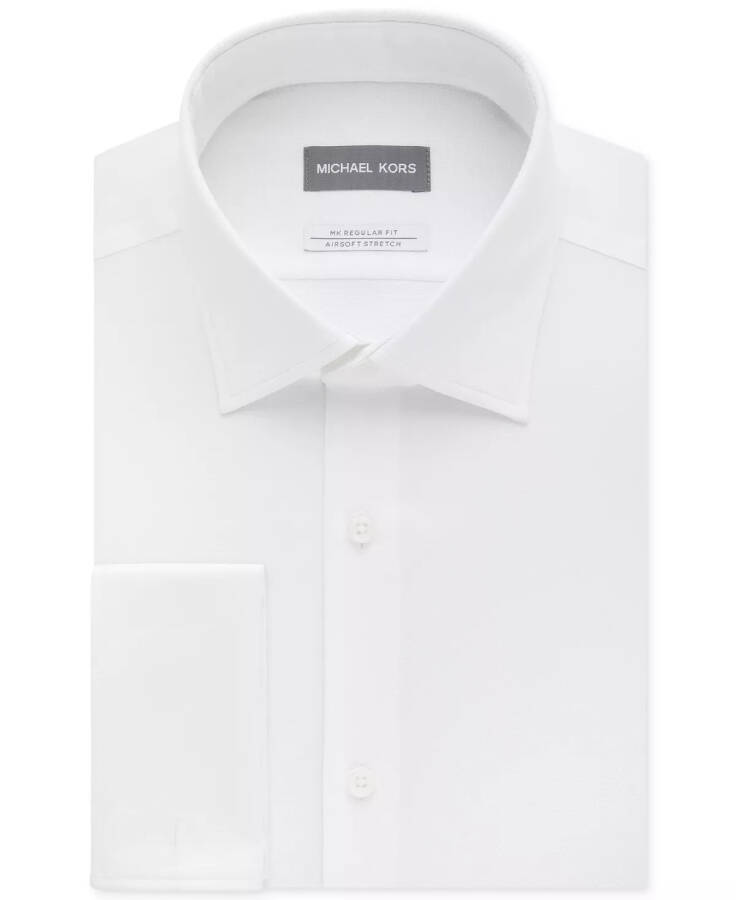 Regular Fit Airsoft Non-Iron Performance French Cuff Dress Shirt White - 1