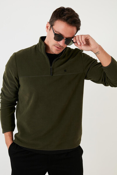 Regular Fit Anti-Pilling Fleece with Bateau Neck for Winter 5906001 - 25