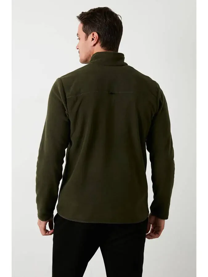 Regular Fit Anti-Pilling Fleece with Bateau Neck for Winter 5906001 - 18