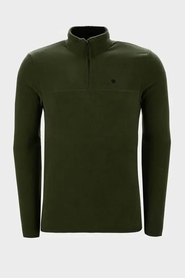 Regular Fit Anti-Pilling Fleece with Bateau Neck for Winter 5906001 - 26