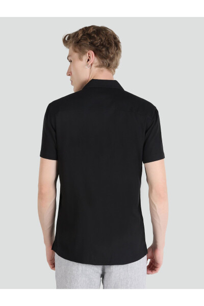 Regular Fit Black Men's Shirt - 2