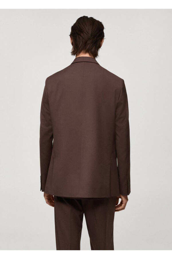 Regular fit blazer jacket - 4