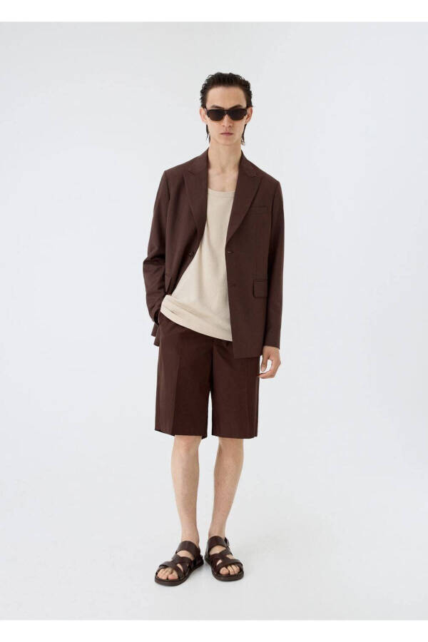 Regular fit blazer jacket - 8