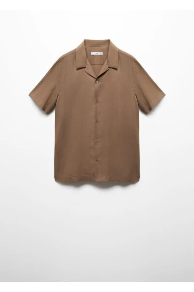 Regular fit bowling collar shirt - 3