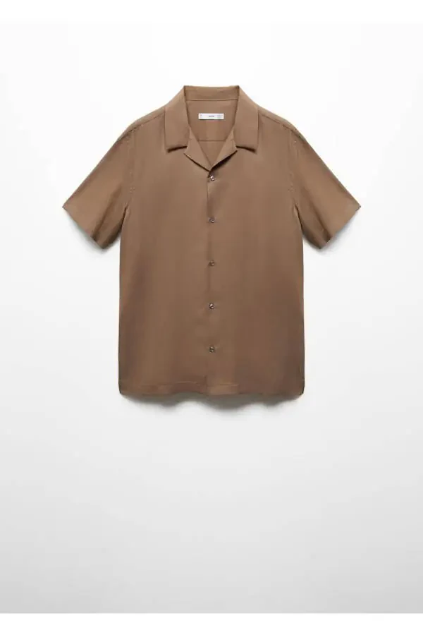 Regular fit bowling collar shirt - 3