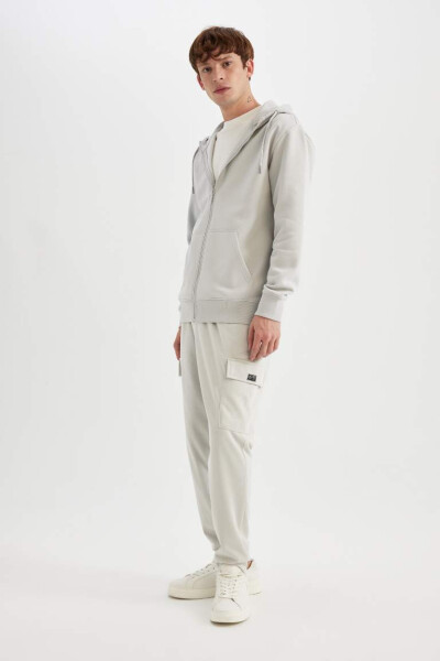 Regular Fit Cargo Pocket Sweatpants - 3