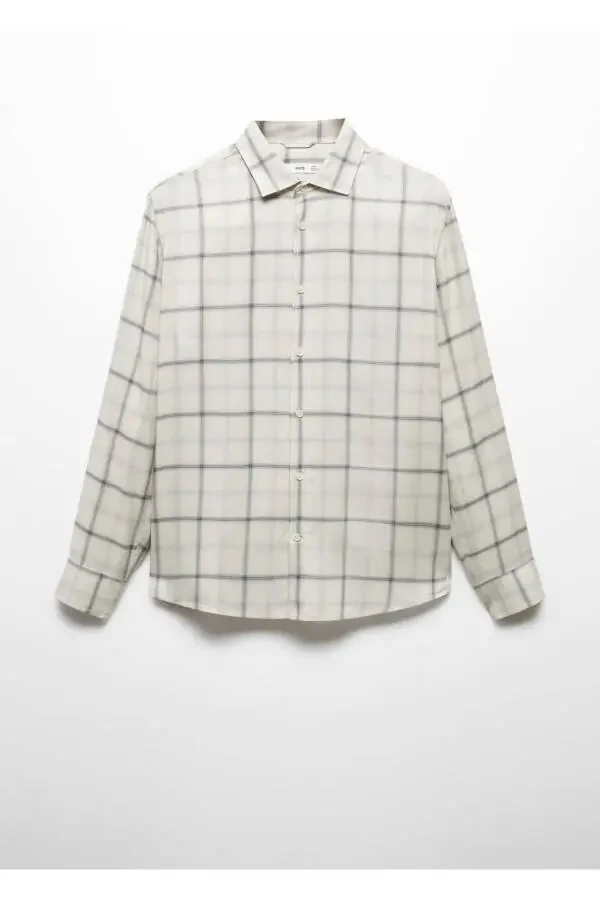 Regular fit checked shirt - 3