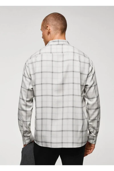 Regular fit checked shirt - 4