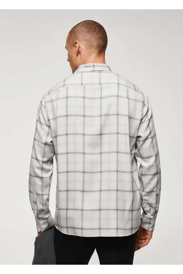 Regular fit checked shirt - 4
