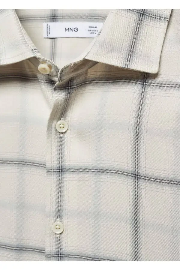 Regular fit checked shirt - 5
