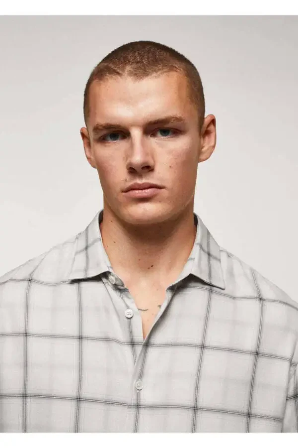 Regular fit checked shirt - 6