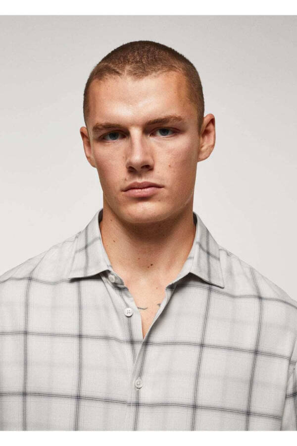 Regular fit checked shirt - 6