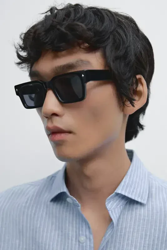 Regular fit chiziqli 100% zig'ir ko'ylak - 5