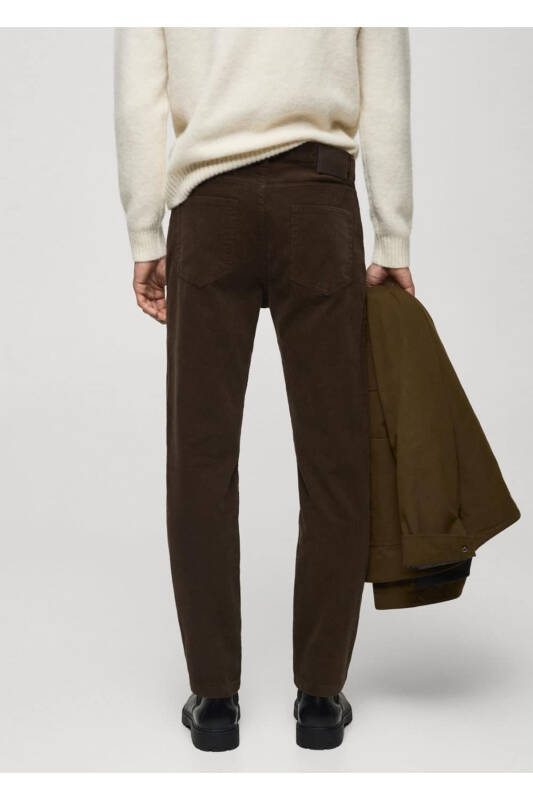 Regular fit corduroy pants - 4