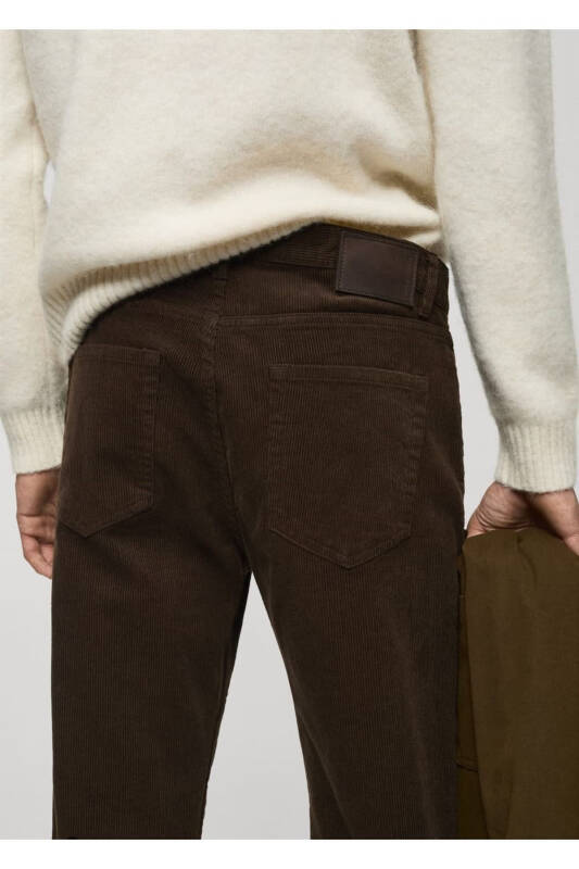 Regular fit corduroy pants - 6