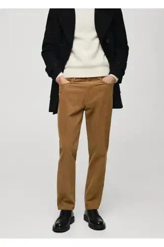 Regular fit corduroy pants - MANGO MAN (1)