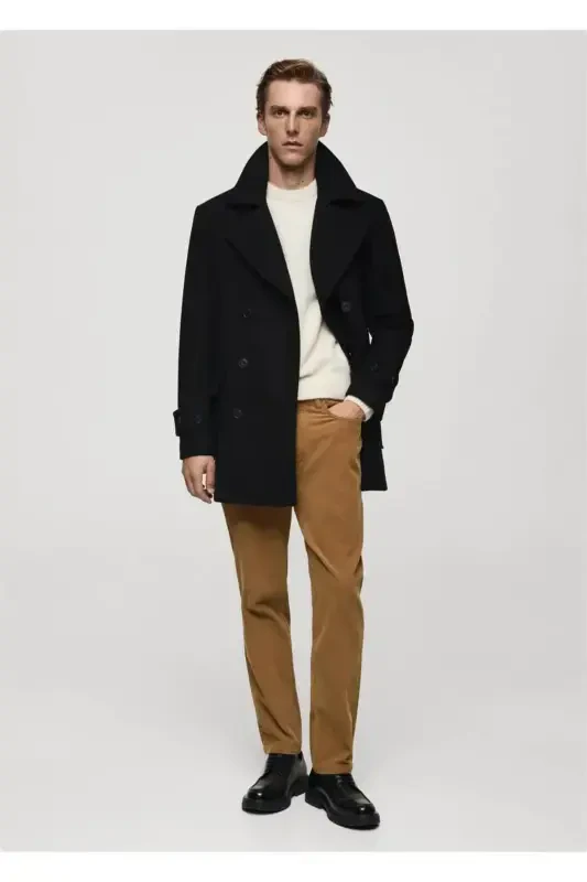 Regular fit corduroy pants - 3