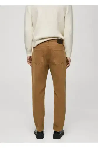 Regular fit corduroy pants - 5