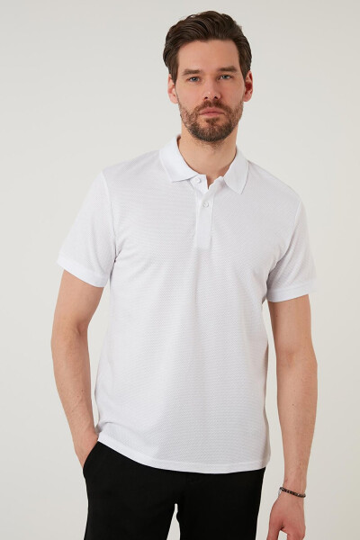 Regular Fit Cotton Button-Down Polo T-Shirt 5902326 - 10