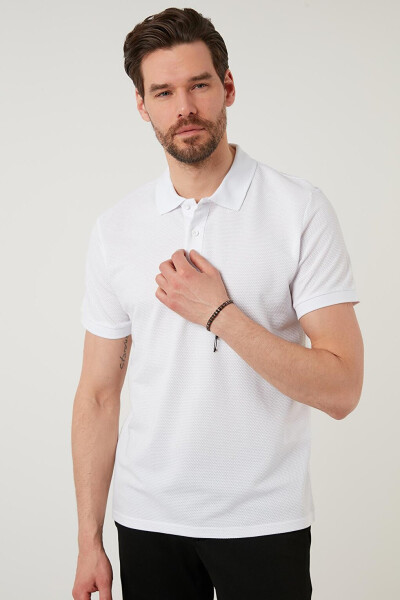 Regular Fit Cotton Button-Down Polo T-Shirt 5902326 - 11