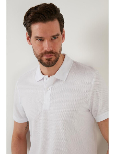 Regular Fit Cotton Button-Down Polo T-Shirt 5902326 - 4