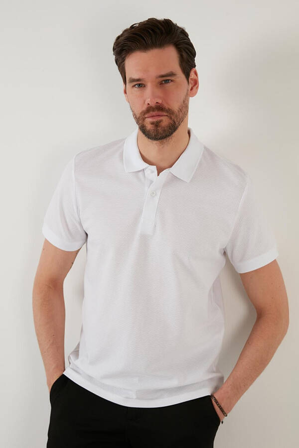 Regular Fit Cotton Button-Down Polo T-Shirt 5902326 - 14