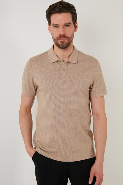 Regular Fit Cotton Button Down Polo T Shirt 5902326 - 12