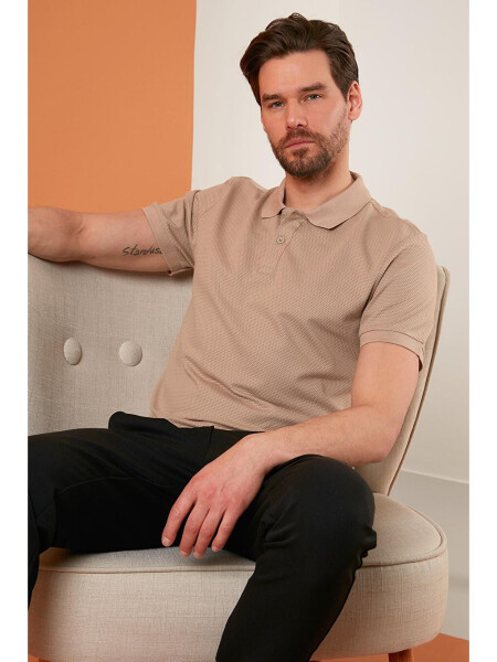 Regular Fit Cotton Button Down Polo T Shirt 5902326 - LC WAIKIKI (1)