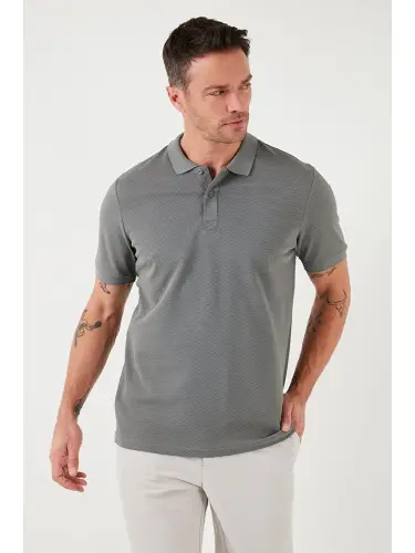 Regular Fit Cotton Buttoned Polo Shirt 5902326-Khaki - 3