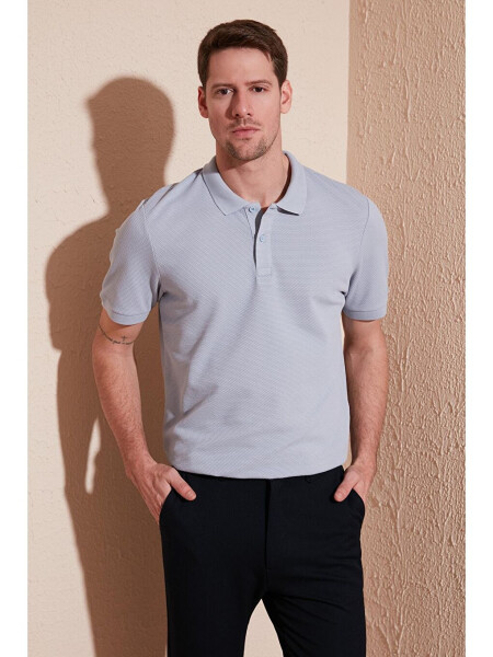 Regular Fit Cotton Buttoned Polo T Shirt 5902326 - 1