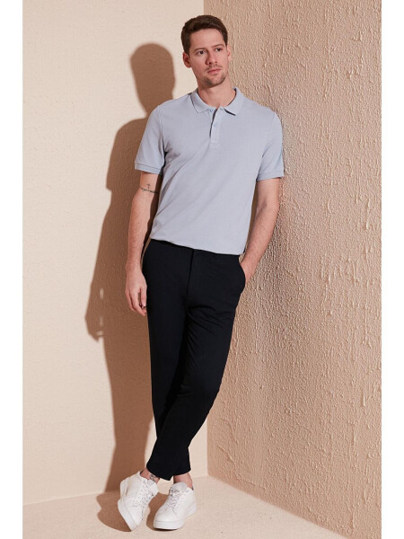 Regular Fit Cotton Buttoned Polo T Shirt 5902326 - 2