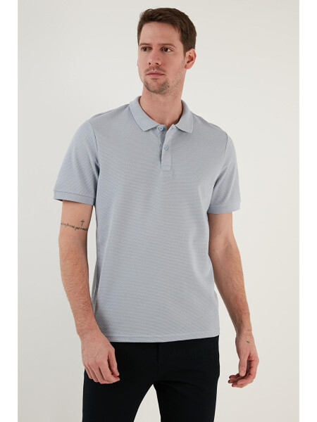 Regular Fit Cotton Buttoned Polo T Shirt 5902326 - 3