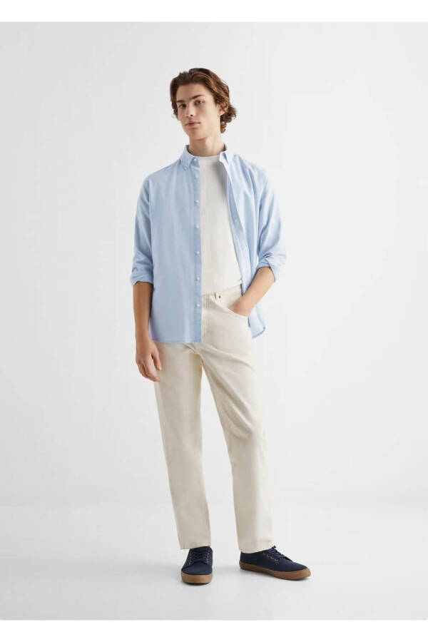 Regular Fit Cotton Oxford Shirt - 2