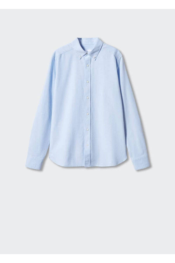 Regular Fit Cotton Oxford Shirt - 3