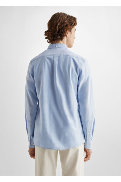 Regular Fit Cotton Oxford Shirt - 4