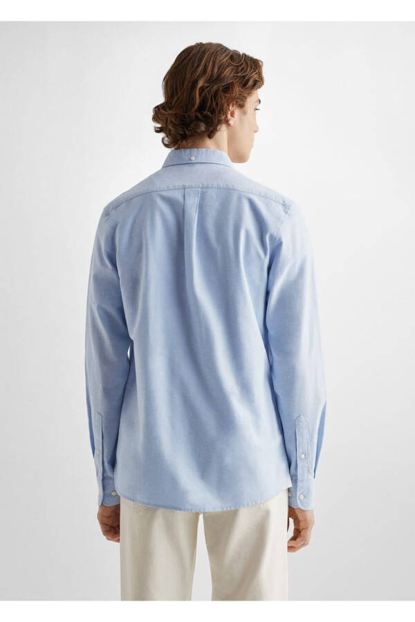Regular Fit Cotton Oxford Shirt - 4