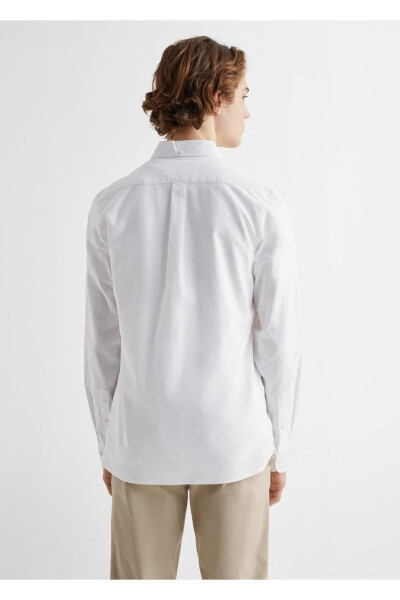 Regular Fit Cotton Oxford Shirt - 4