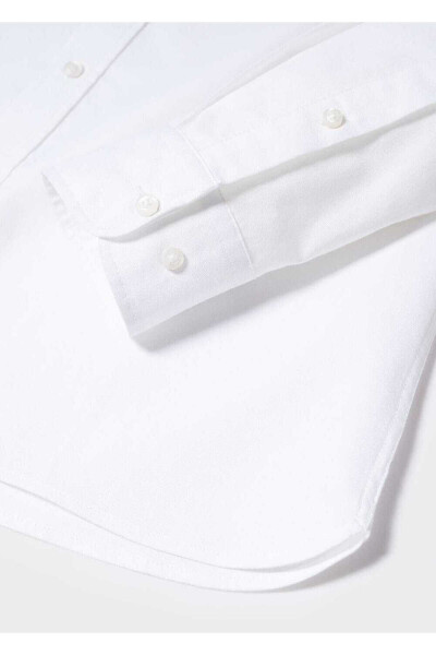 Regular Fit Cotton Oxford Shirt - 5