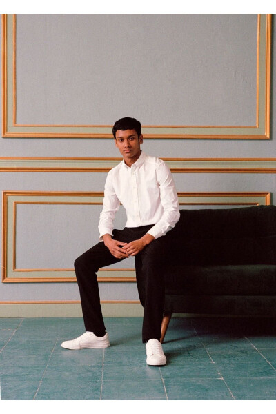 Regular Fit Cotton Oxford Shirt - 7