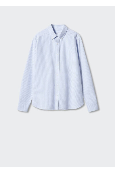 Regular Fit Cotton Oxford Shirt - 3