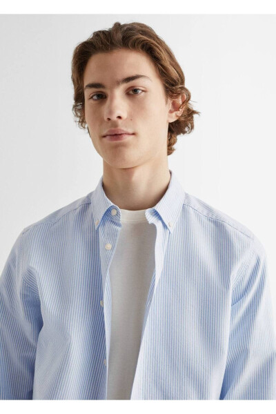 Regular Fit Cotton Oxford Shirt - 6