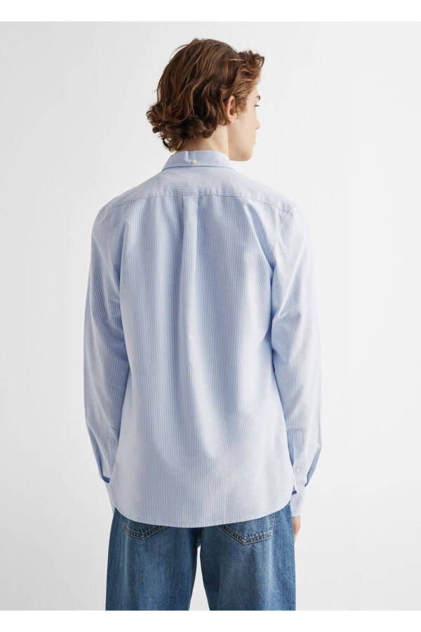 Regular Fit Cotton Oxford Shirt - 4
