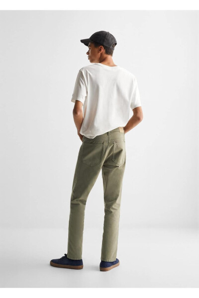 Regular Fit Cotton Pants - 4